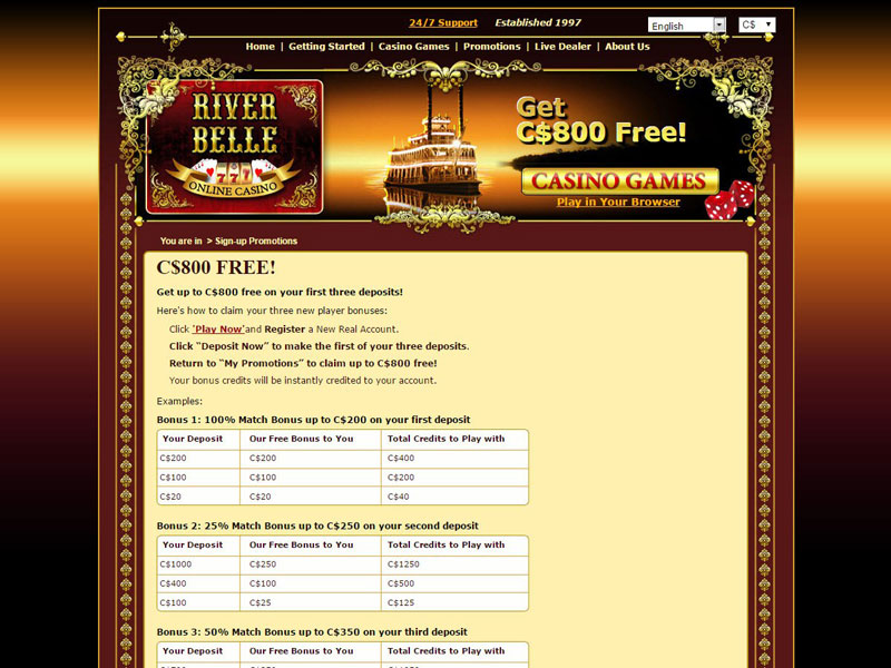 River Belle Casino Free Slots