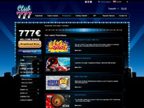 Screenshot Club777 Casino