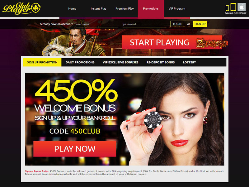 Casino sign up bonus no deposit