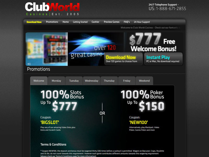 Club World Casino Review Club World Casino Review