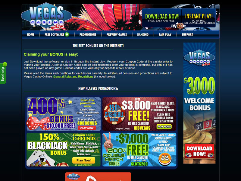 Vegas slots online review