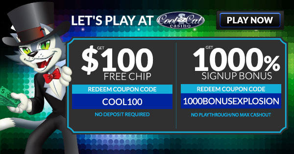 New bonus codes in popular casino Cool Cat