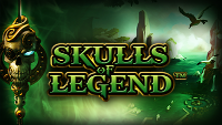 Win a share of £3,650 at NetBet casino playing the videoslot Skulls of Legend