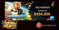 A lucky casino player won $404000 by playing an online slot Starquest