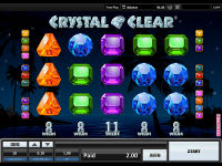 A new gaming machine Crystal Clear is now available at InterCasino