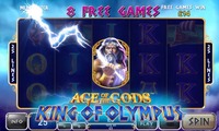 A slot machine Age of the Gods: King of Olympus offered a million-dollar hit